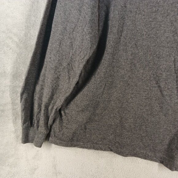 Bone Collector Men Long t-shirt Size LARGE Gray Cotton Blend Pullover - Picture 8 of 9
